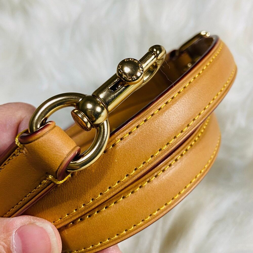Honey Brown Coach Crossbody Strap